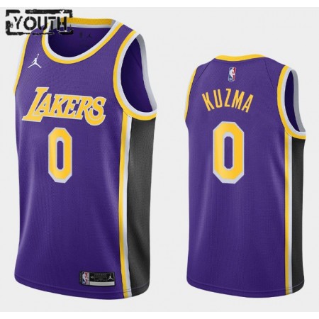 Maillot Basket Los Angeles Lakers Kyle Kuzma 0 2020-21 Jordan Brand Statement Edition Swingman - Enfant